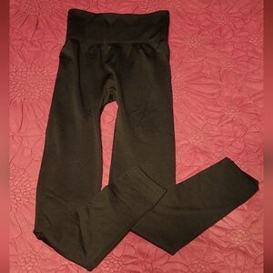 Britt's Knits Black Fleece Legging
